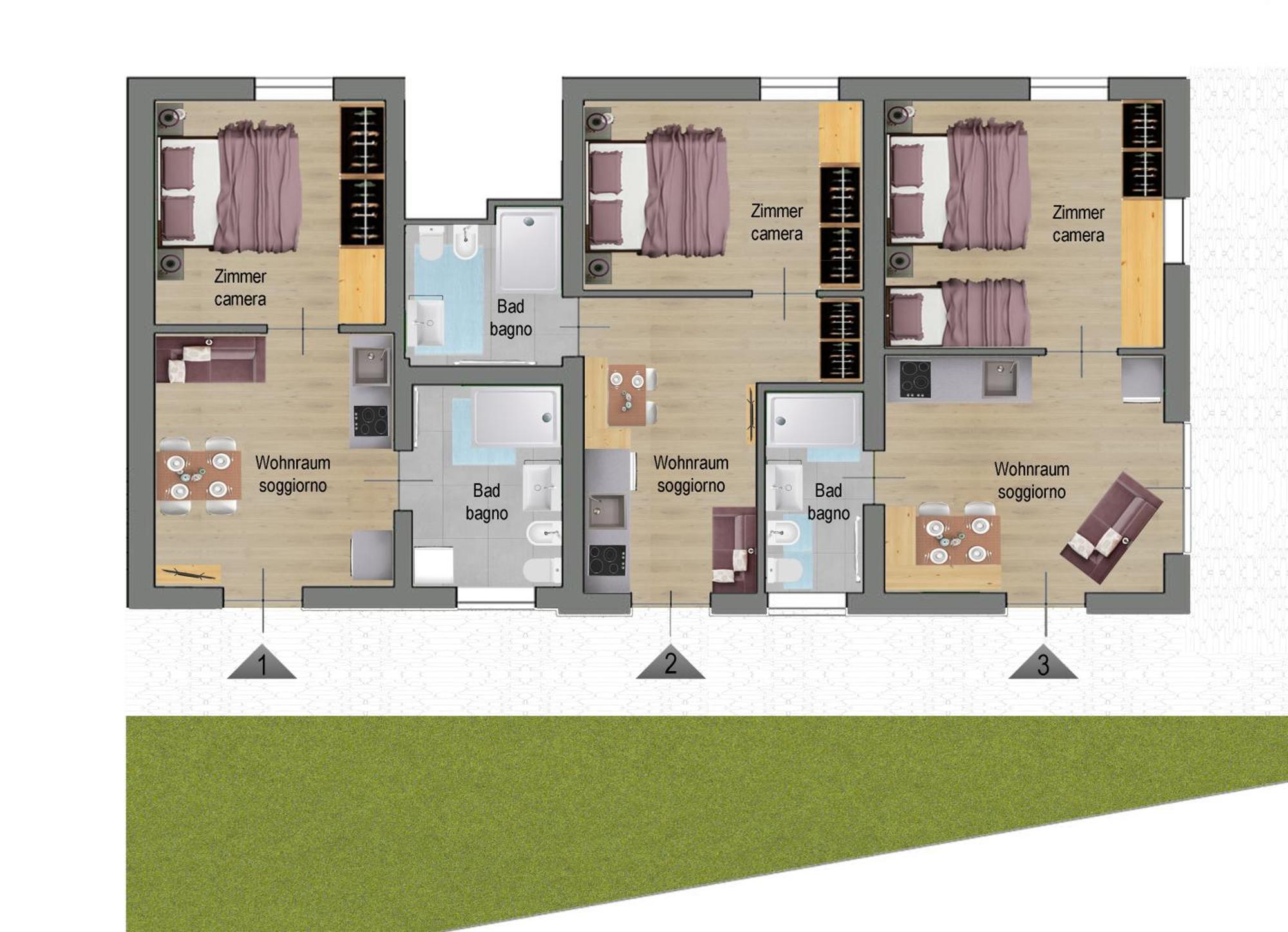 Aurturist Dobbiaco Roulette Apartment Стая снимка